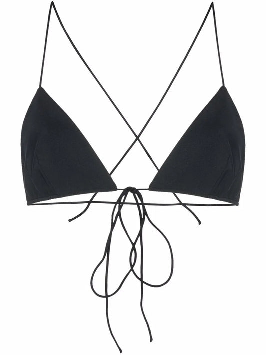 Triangle Cross-Strap Bikini Top