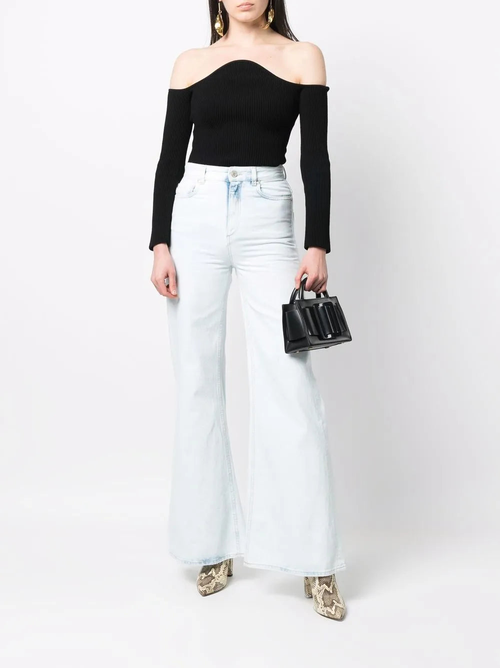 High-Waist Wide-Leg Jeans