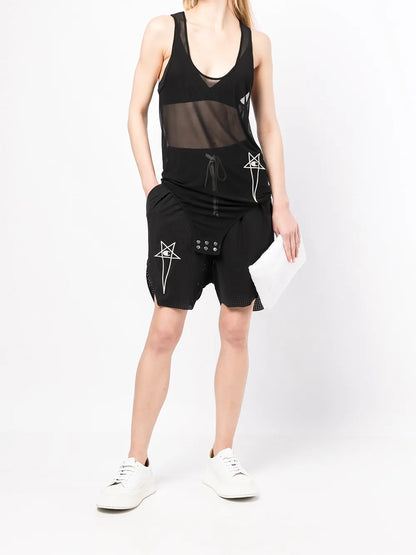 Embroidered-Logo Tank Top