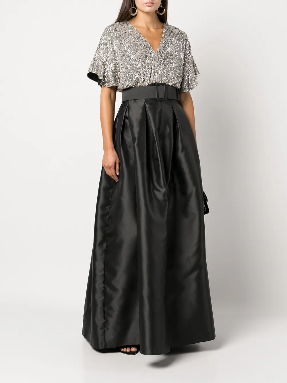 Simone Sequin-Embellished Gown