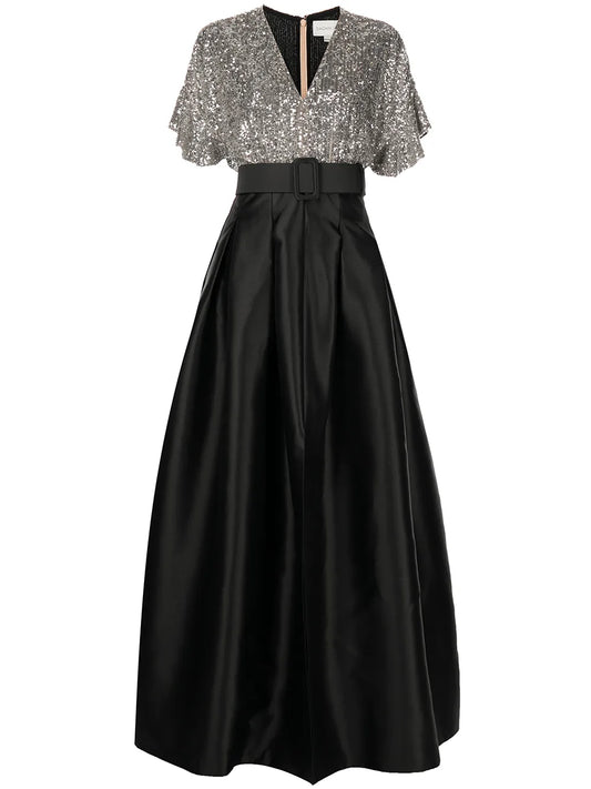 Simone Sequin-Embellished Gown