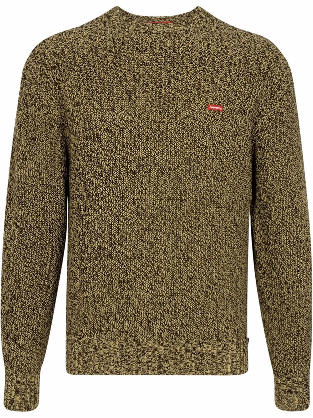 Melange Rib Knit Sweatshirt