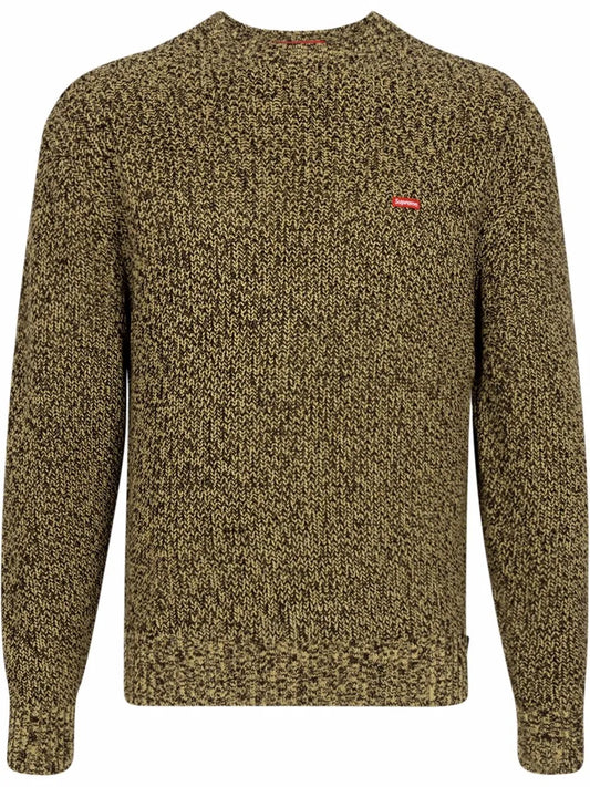 Melange Rib Knit Sweatshirt