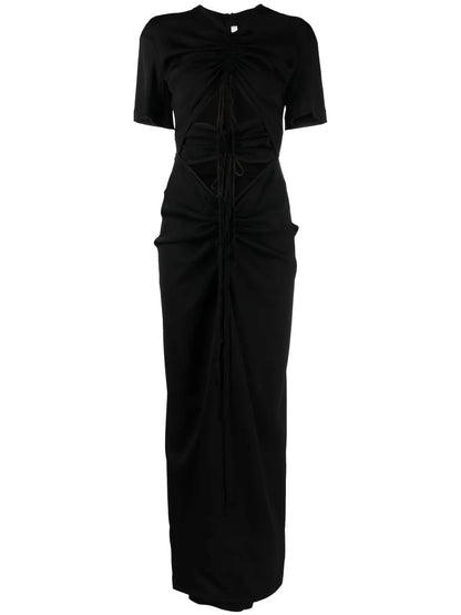 Ruched Panelled T-Shirt Dress