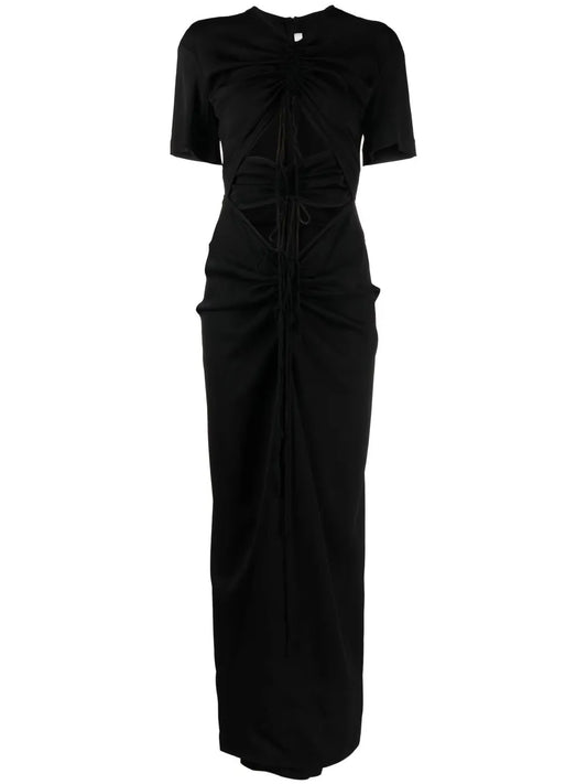 Ruched Panelled T-Shirt Dress