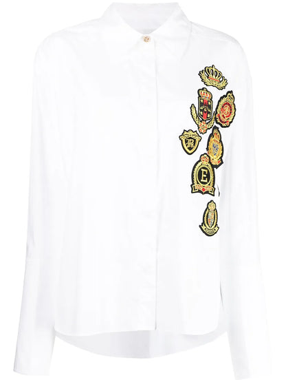 Embroidered Long-Sleeve Shirt
