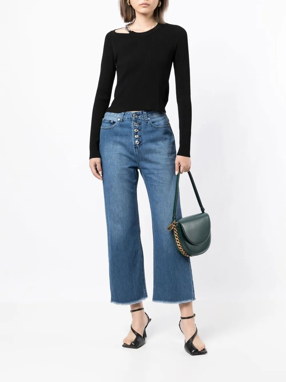 Selma High-Rise Cropped Jeans