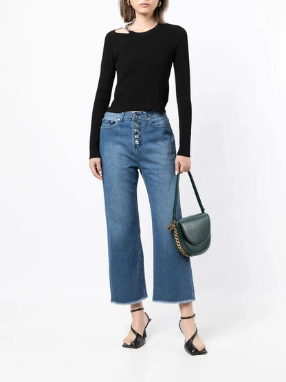 Selma High-Rise Cropped Jeans