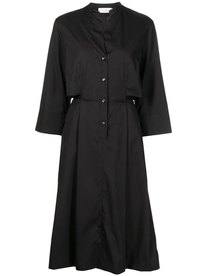 Three-Quarter Midi Shirt Dress