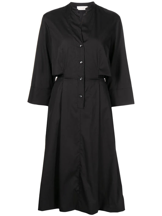 Three-Quarter Midi Shirt Dress