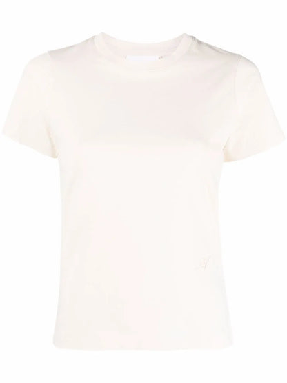 Embroidered-Logo Detail T-Shirt