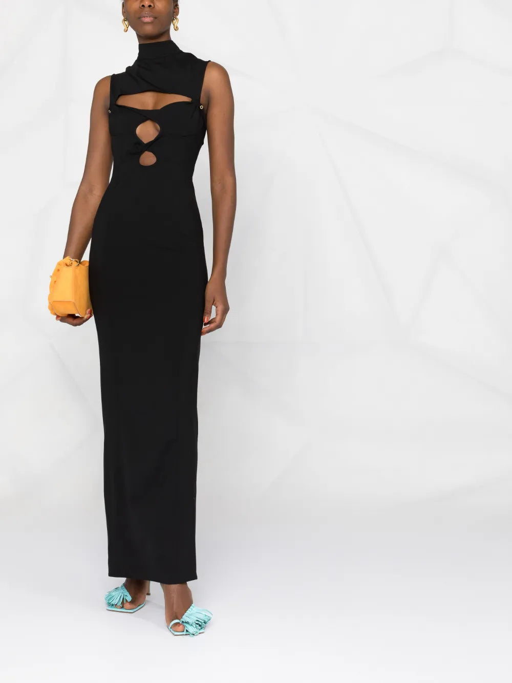 La Robe Palmi Cut-Out Maxi Dress