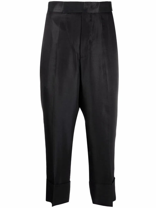 High-Rise Cropped Trousers