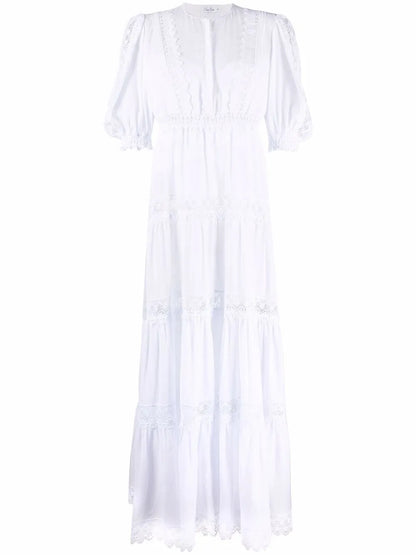 Nadine Lace-Detail Maxi Dress
