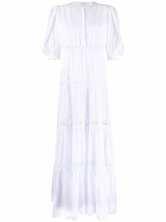 Nadine Lace-Detail Maxi Dress