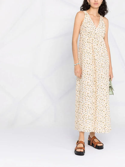 Becky Graphic-Print Long Dress