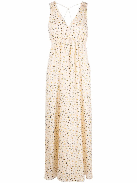 Becky Graphic-Print Long Dress