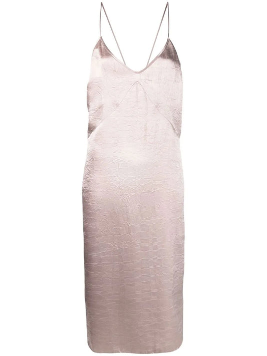 Satin-Finish Cami Dress