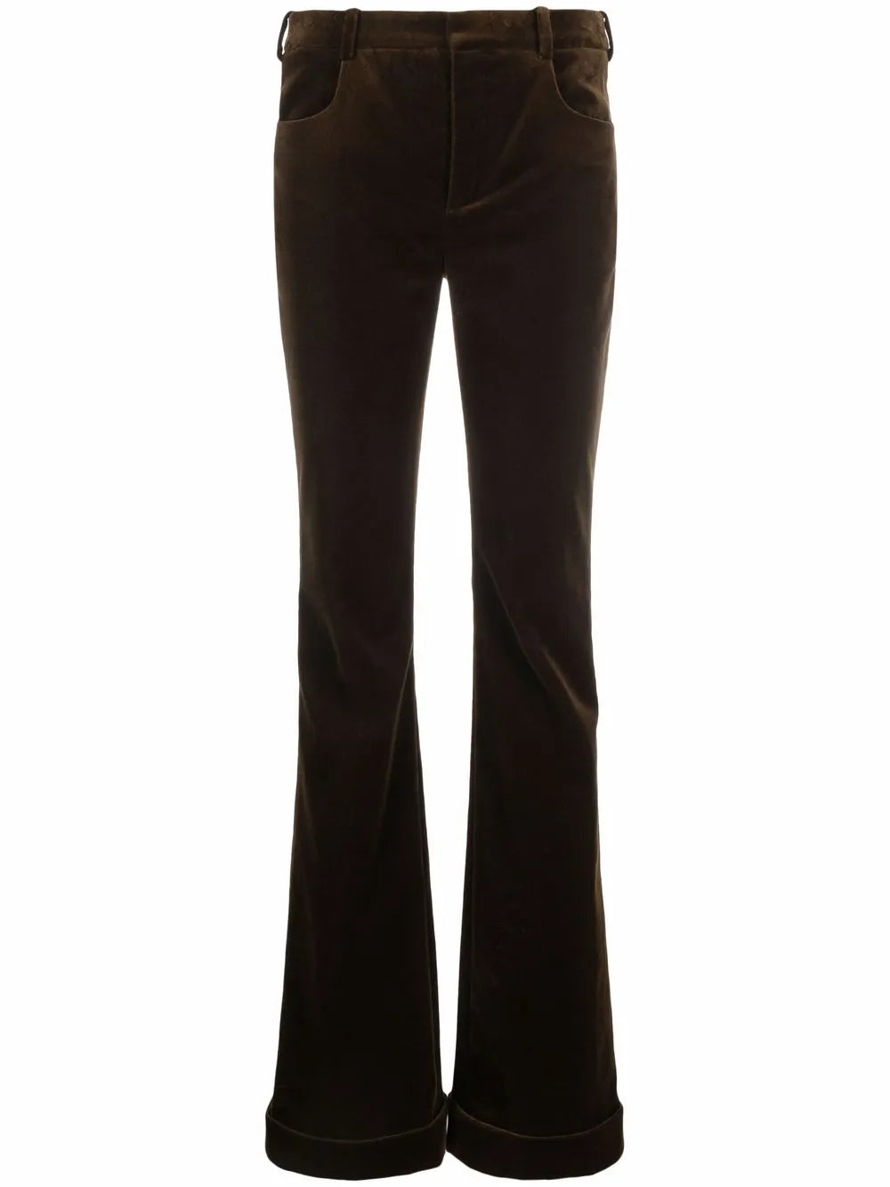 Flared Velvet Trousers