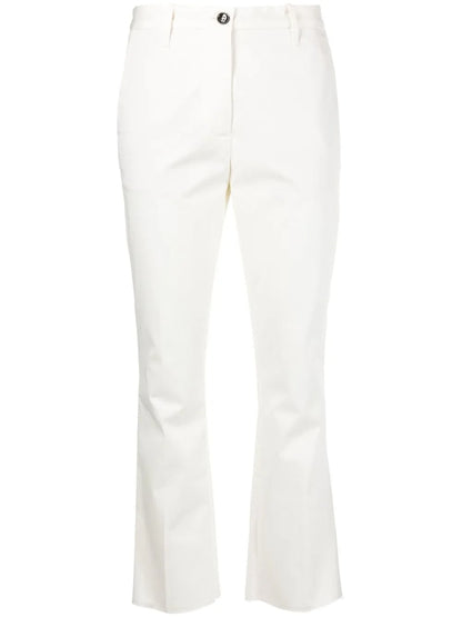 Mid-Rise Cropped Trousers