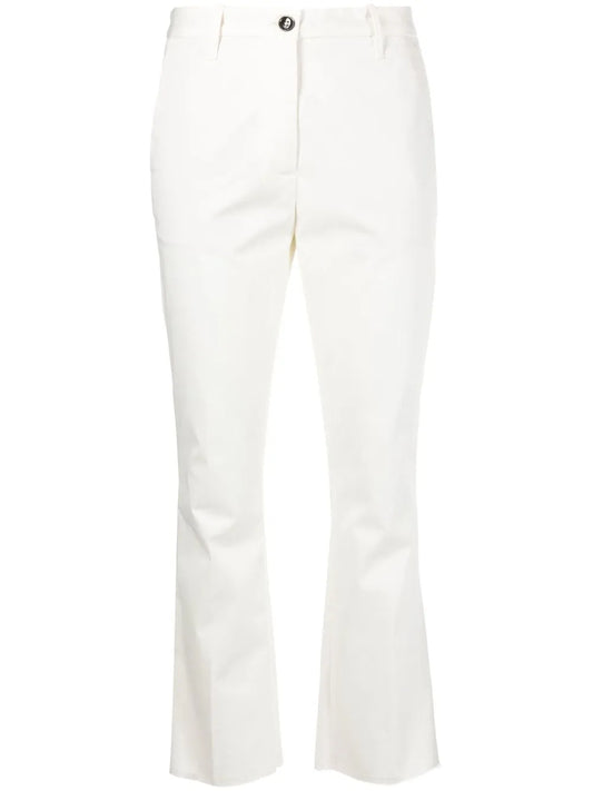 Mid-Rise Cropped Trousers