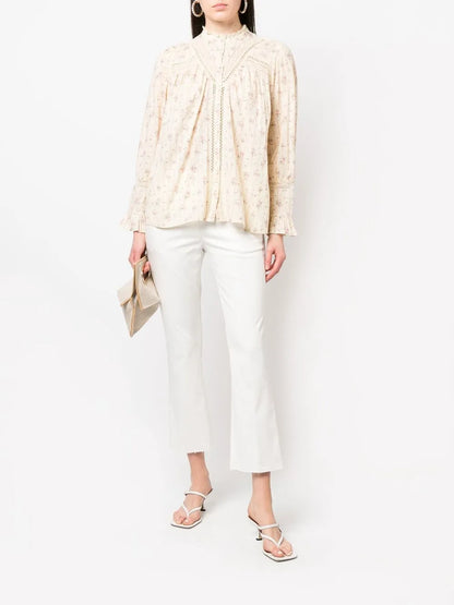 Mid-Rise Cropped Trousers