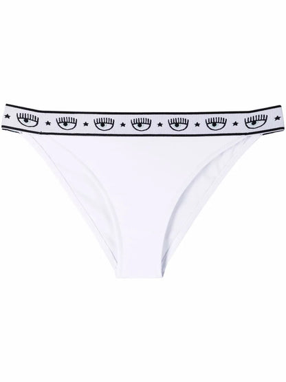 Logo-Waistband Bikini Bottom
