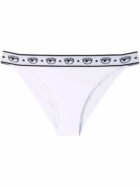 Logo-Waistband Bikini Bottom