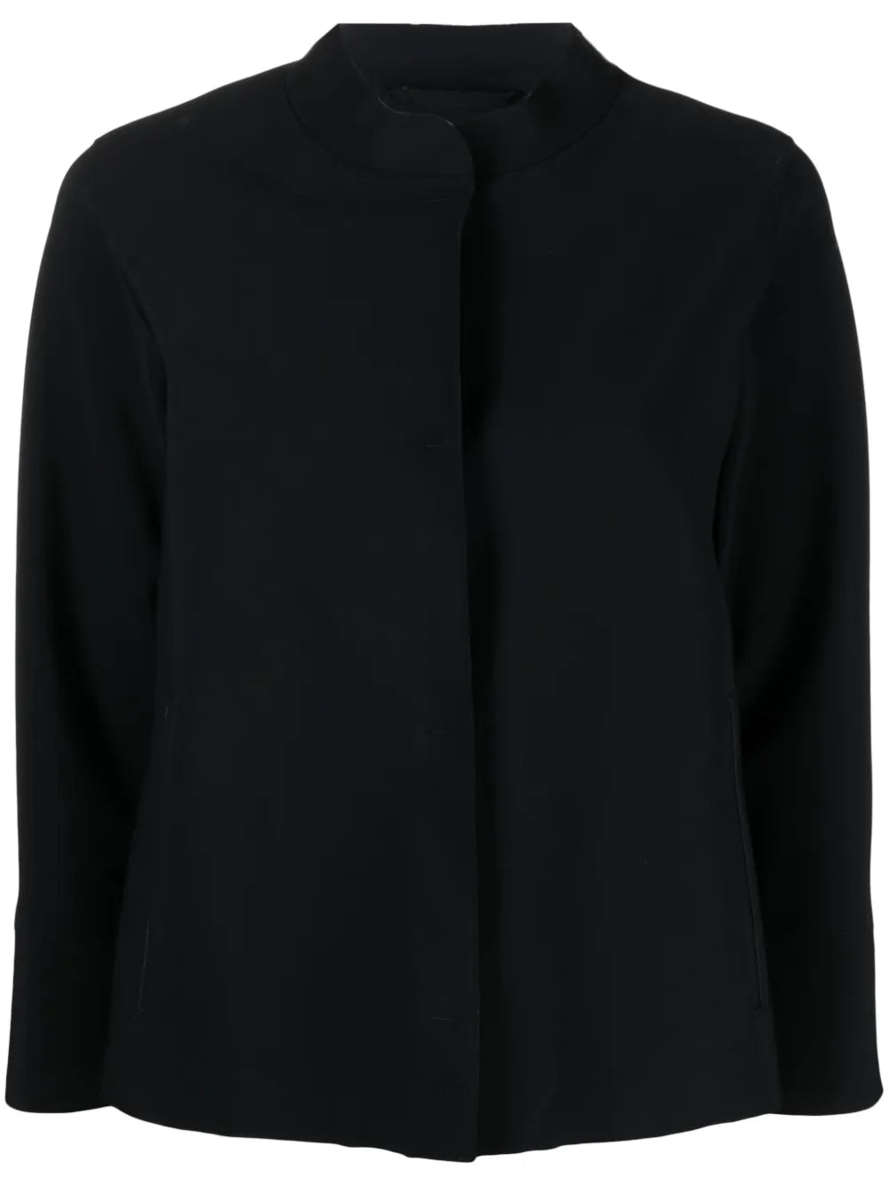 Concealed-Front Tonal Jacket