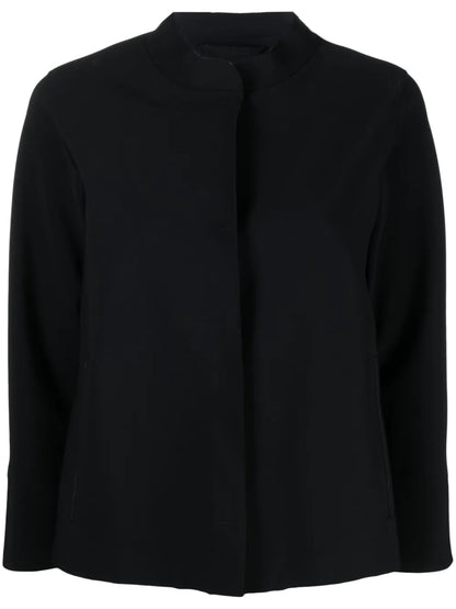 Concealed-Front Tonal Jacket