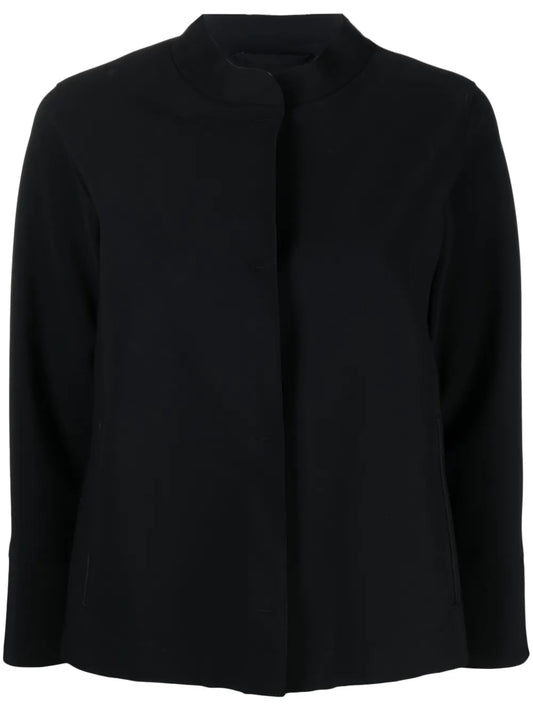 Concealed-Front Tonal Jacket