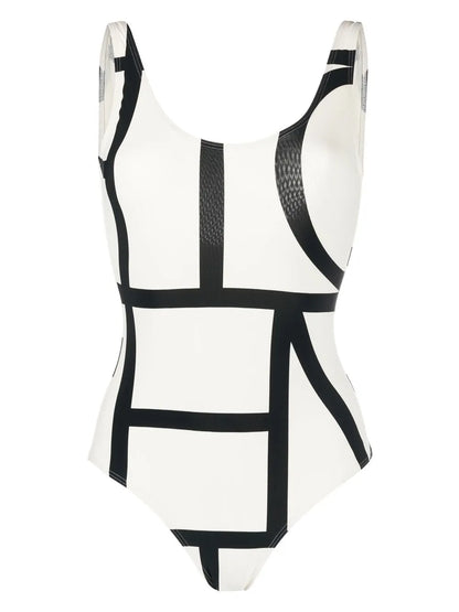 Monogram One-Piece Swimsuit