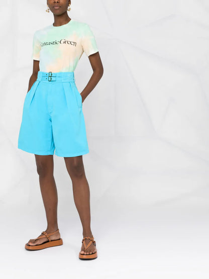 Slogan-Print Cotton T-Shirt