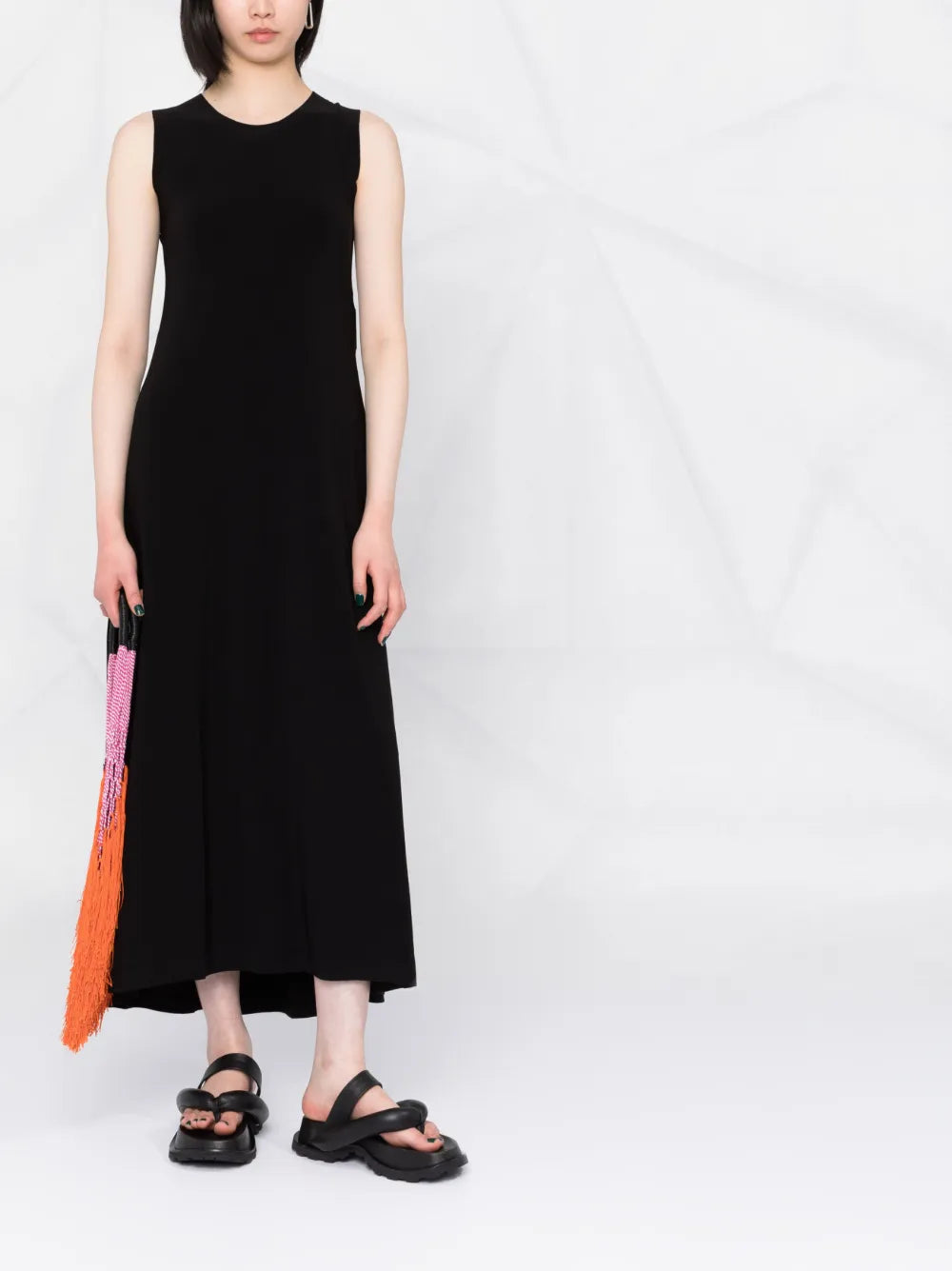 Sleeveless Velvet Long Dress
