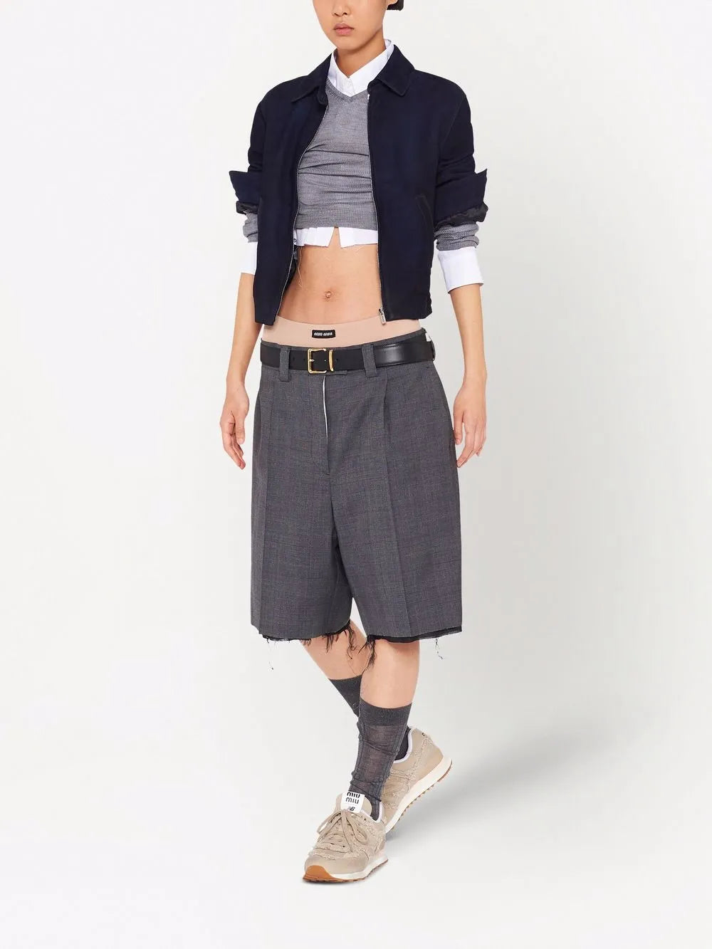Prince Of Wales Check Bermuda Shorts