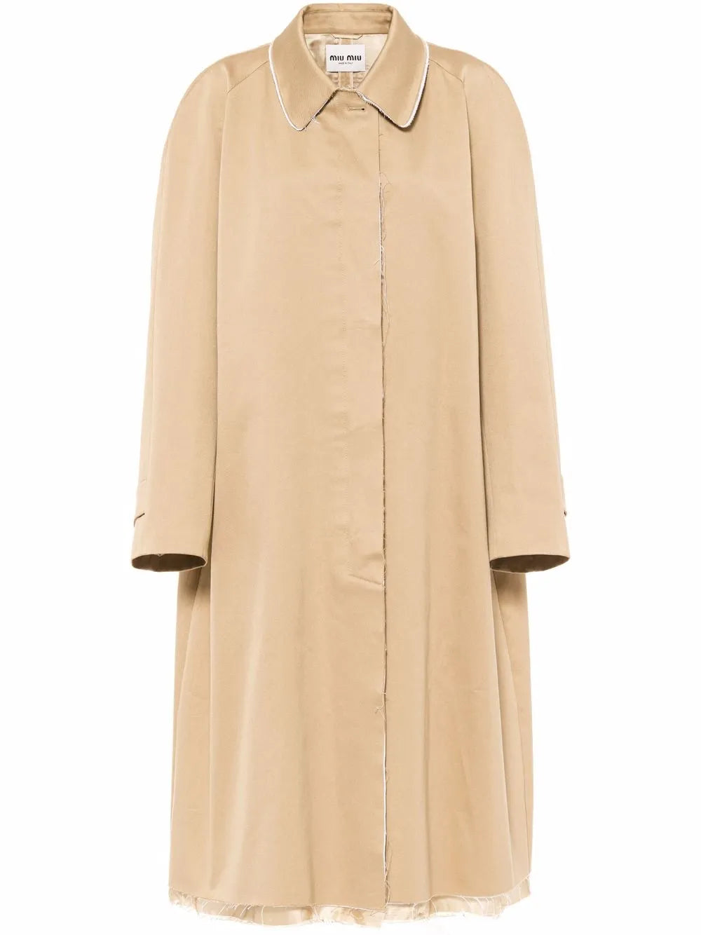 Single-Breasted Chino Coat