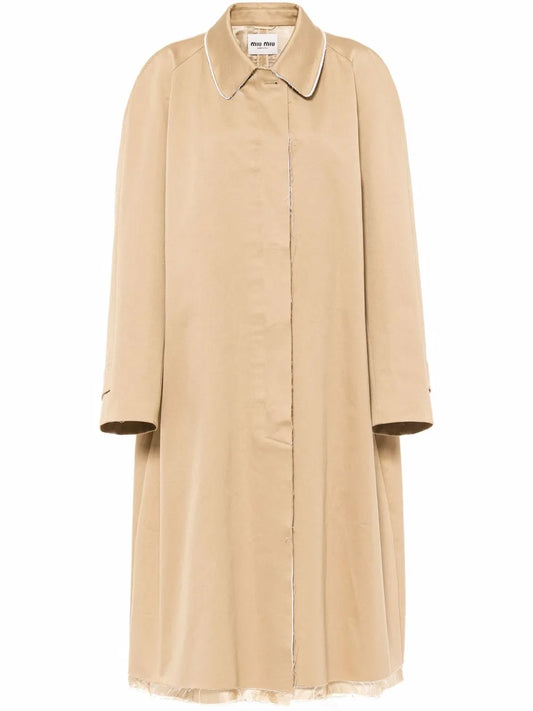 Single-Breasted Chino Coat