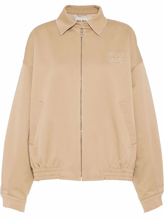 Oversized Cotton Blouson Jacket