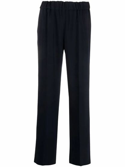 Wide-Leg Flared Trousers