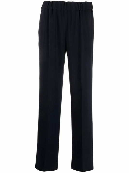 Wide-Leg Flared Trousers