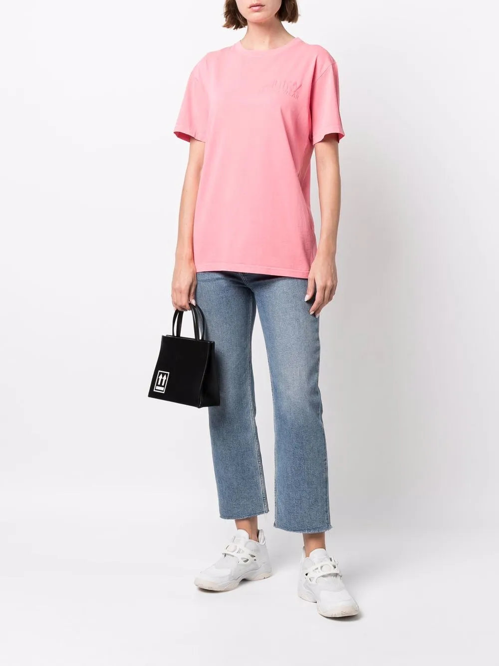 Embossed-Logo Cotton T-Shirt