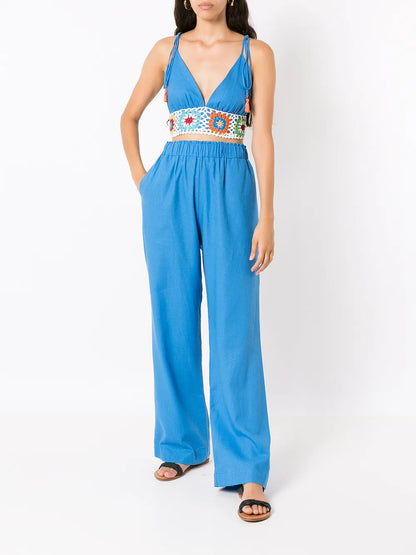 Crochet-Trim Cropped Top