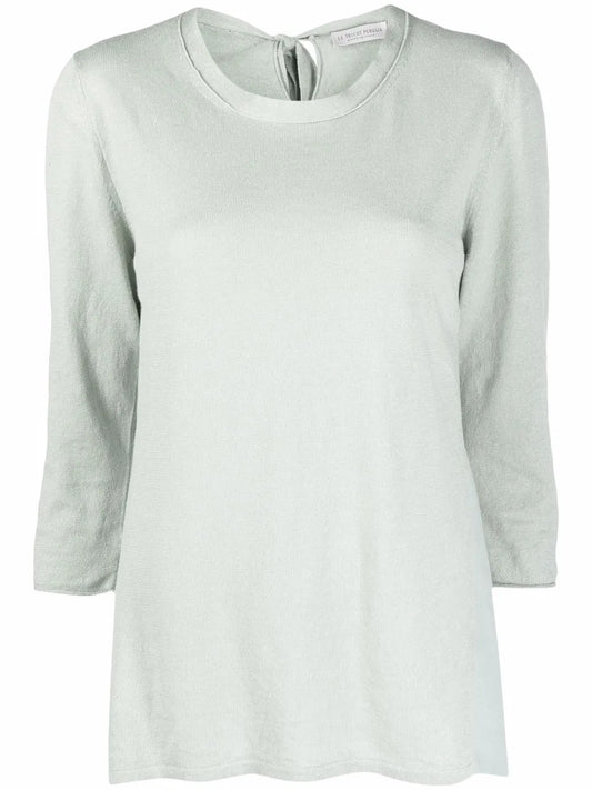 Round Neck Long-Sleeved T-Shirt