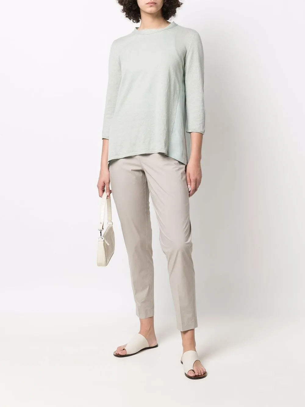 Round Neck Long-Sleeved T-Shirt
