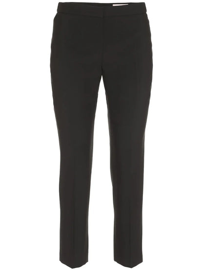 Low-Rise Cropped Trousers