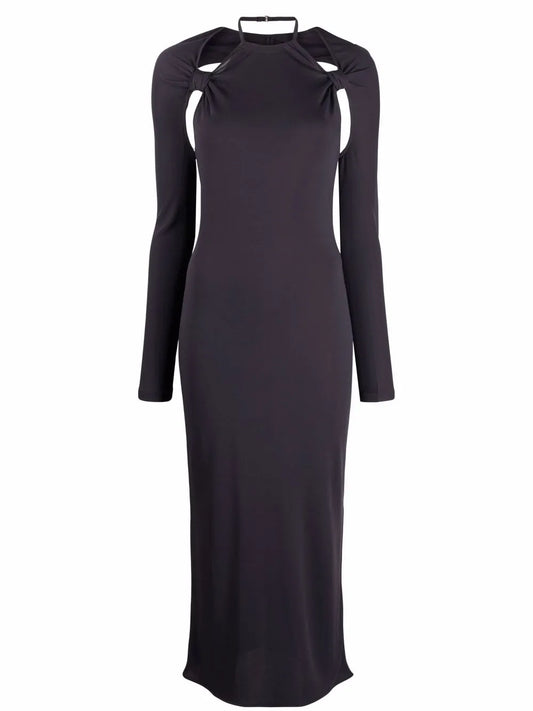La Robe Nodi Knotted Cut-Out Dress