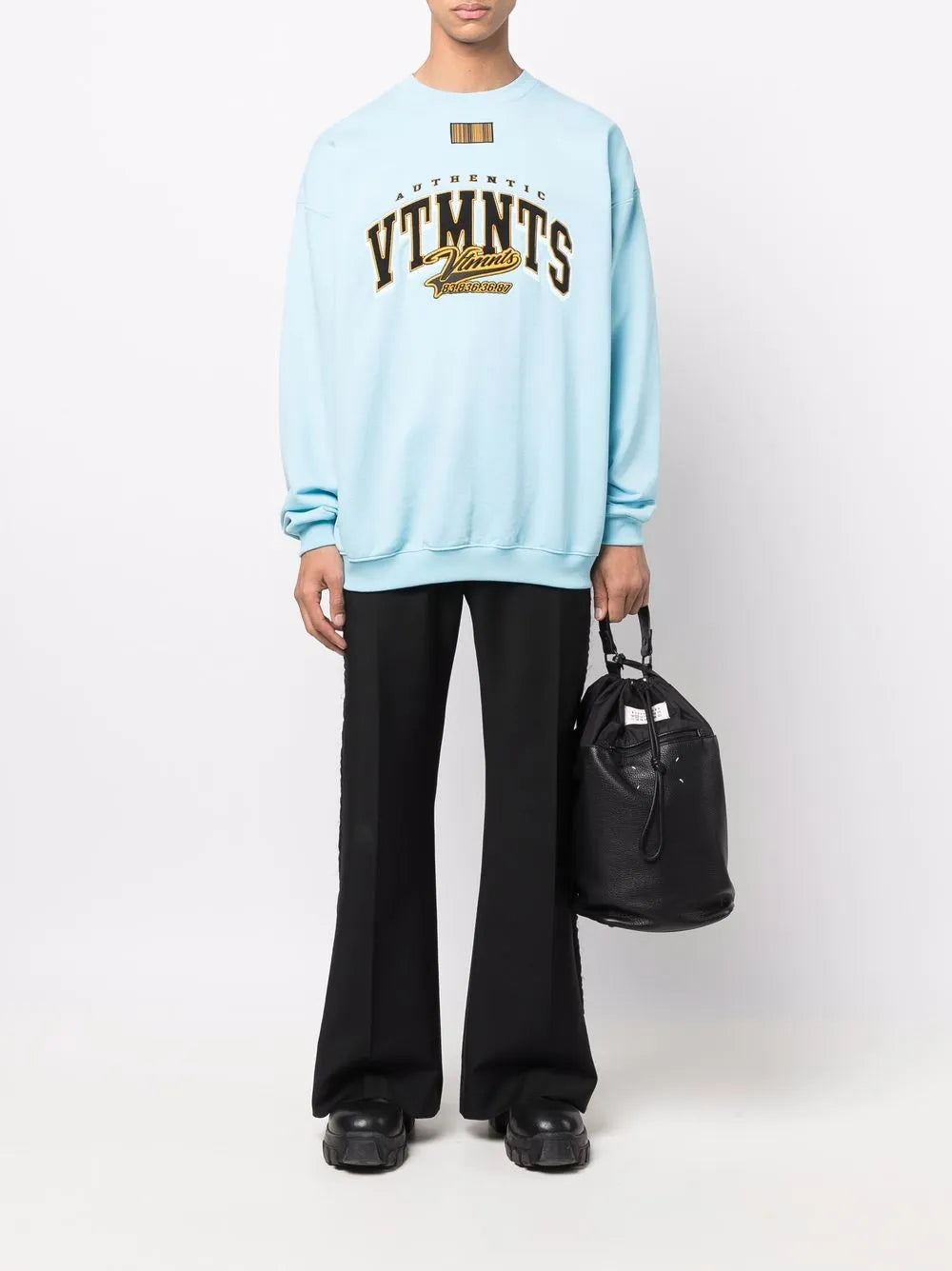 Logo-Print Crew Neck Sweatshirt