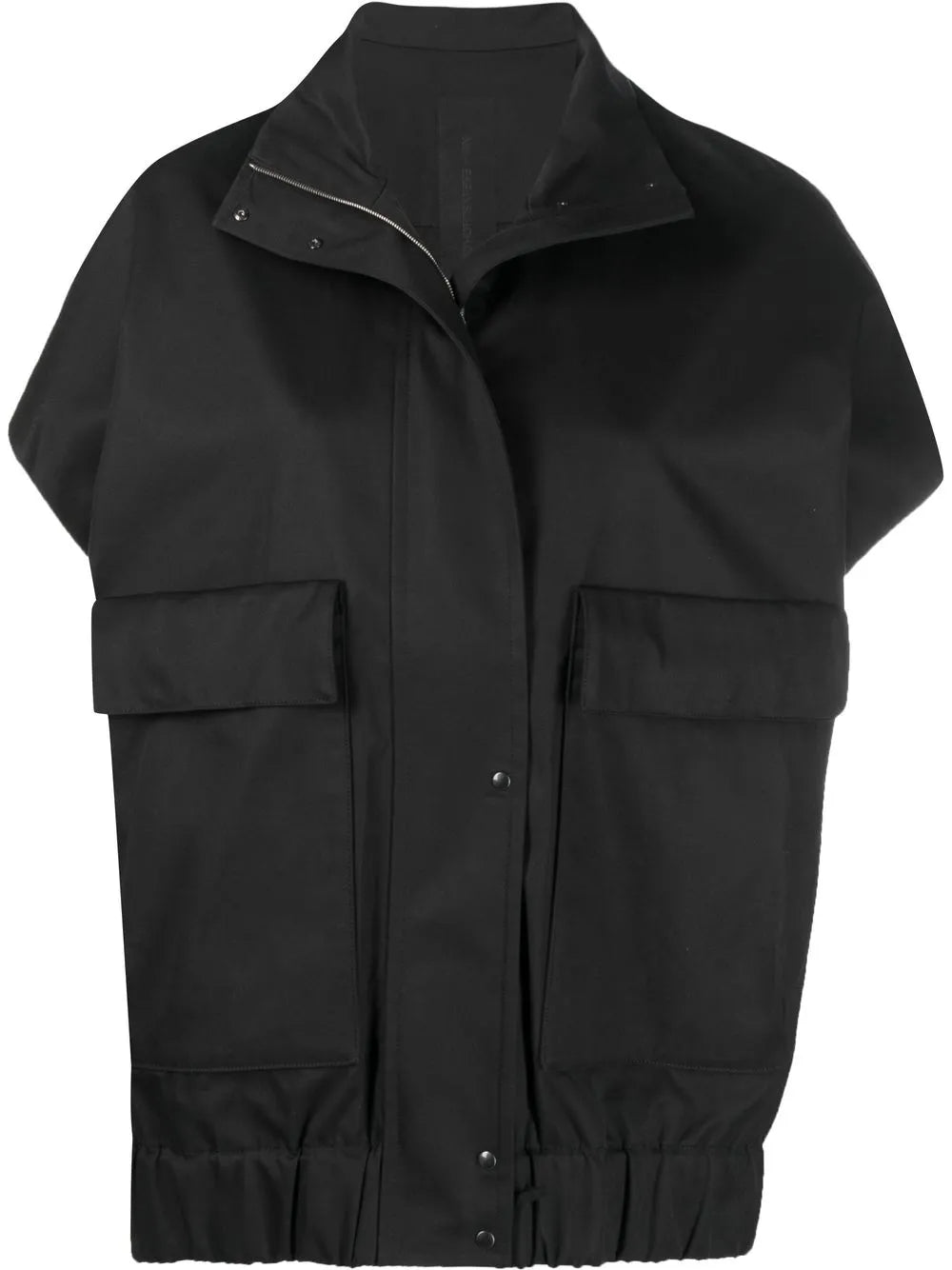 Esc Flap-Pocket Sleeveless Jacket