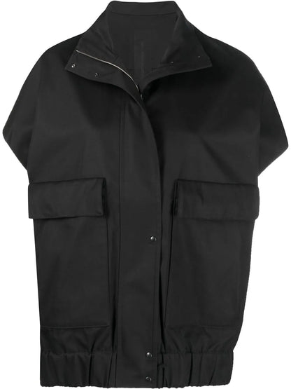 Esc Flap-Pocket Sleeveless Jacket