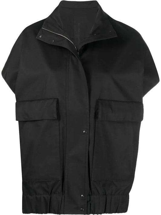 Esc Flap-Pocket Sleeveless Jacket